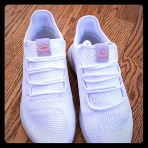 Addidas White Tubular Shadow Shoes